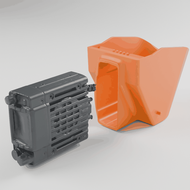 Can-Am Defender TYT TH-8600 Radio Mount (Driver-Side Drawer Replacement)