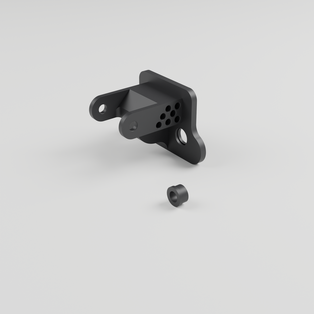 Can-Am Defender Rear LED Pod Brackets, Pair (Windshield Mount Points)