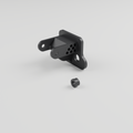 Can-Am Defender Rear LED Pod Brackets, Pair (Windshield Mount Points)