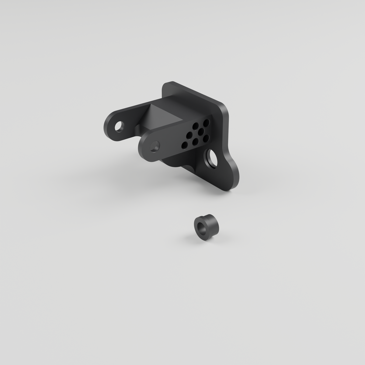 Can-Am Defender Rear LED Pod Brackets, Pair (Windshield Mount Points)