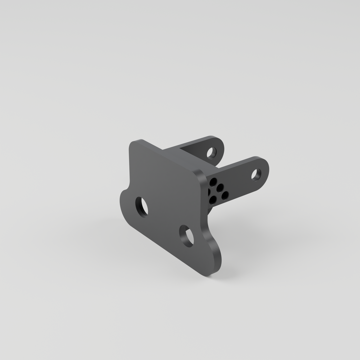 Can-Am Defender Rear LED Pod Brackets, Pair (Windshield Mount Points)